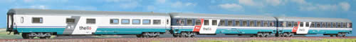 ACME AC55083 - Italian 3pc Passenger Coach Set Ã”Ã‡Â£ThelloÃ”Ã‡Ã˜ of the FS