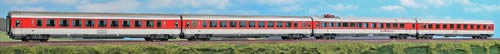 ACME AC55113 - German 4pc Passenger Car Set EC Blauer Enzian of the DB