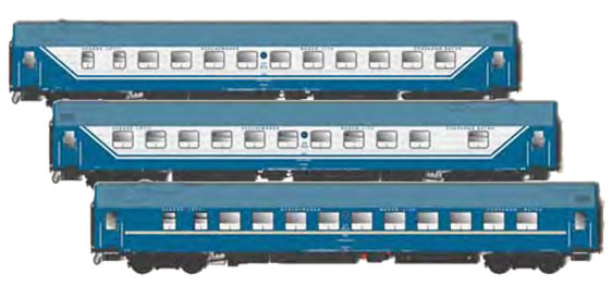 ACME AC55150 - 3pc Sleeping Car Set D 1248/1249