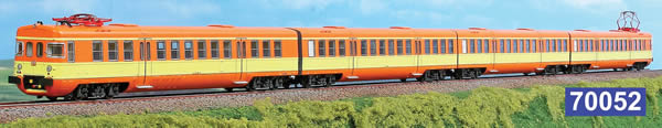 ACME AC70052 - Italian Regional Train composed by two electric railcars Type Ale 801/940 plus two Type Le 108 cars
