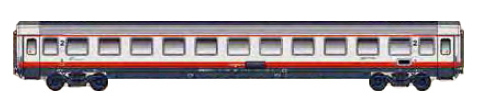 ACME AC70083 - Italian Passenger Coach 2nd class Type Z “Frecciabianca” of the FS.