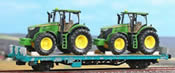Type Kgps Wagon of FS Loaded with Tractors