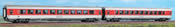 German 2pc Passenger Car Set EC Blauer Enzian of the DB