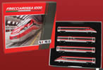 High speed train Frecciarossa 1000  Set composed by cars 1, 3, 7 and 8 (DCC Sound Decoder)