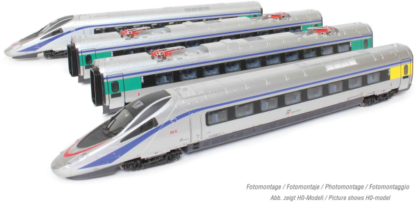 Arnold HN2471S - Italian 4-unit base EMU set Class ETR 610 of the FS (Sound)