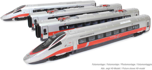Arnold HN2473S - Italian 4-unit base EMU set Class ETR 610 of the FS (Sound)