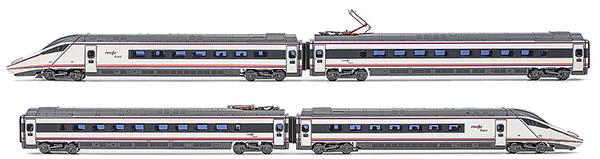 Arnold HN2475S - Spanish 4-unit base EMU set Class S-114 of the RENFE (Sound)