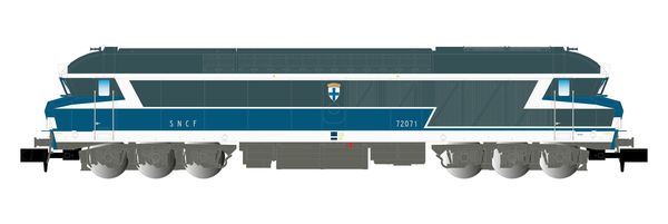 Arnold HN2651S - French Diesel Locomotive CC 72071 Marseilles Jules Verne of the SNCF (DCC Sound Decoder)