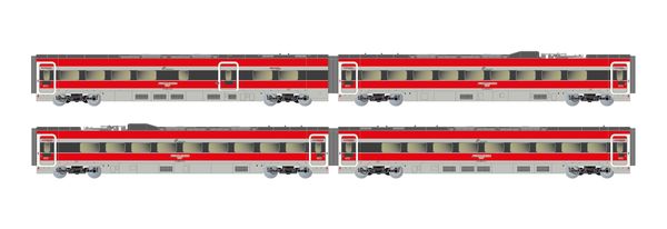 Arnold HN3512 - 4-unit Intermediate Coach Set of the high-speed train Frecciarossa 1000