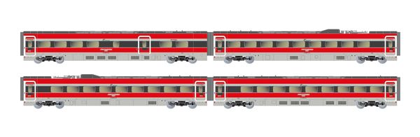 Arnold HN3513 - 4-unit Intermediate Coach Set of the high-speed train Frecciarossa 1000