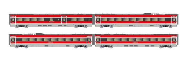 Arnold HN3515 - 4-unit set of intermediate coaches for the high-speed train Frecciarossa 1000