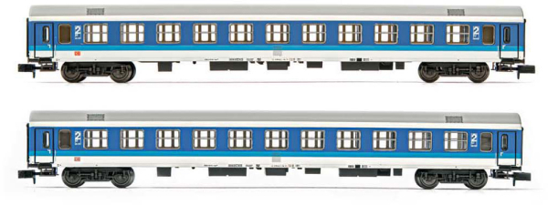 Arnold HN4307 - 2-unit pack 2nd class coach type Bomz, IR livery