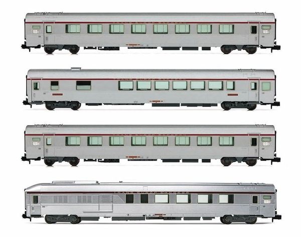 Arnold HN4499 - 4-unit TEE Jules Verne Set of air-conditioned type Mistral 69 Coaches