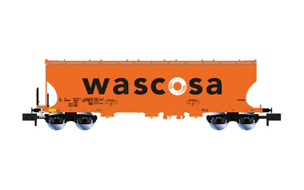 Arnold HN6738 - Round Sided Hopper Wagon, big WASCOSA logo