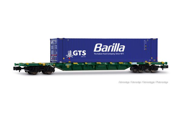 Arnold HN6743 - Mercitalia Intermodal, Container Wagon Sgnss, w. 45 container GTS Barilla