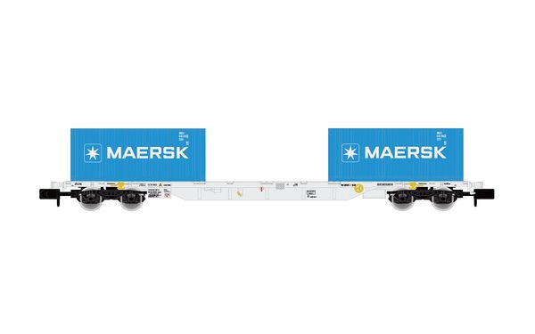 Arnold HN6745 - Container Wagon Sgnss, loaded with 2 x 20 container MAERSK