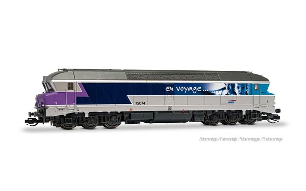 Arnold HN9087 - French Diesel Locomotive CC 72074, “En voyage” of the SNCF