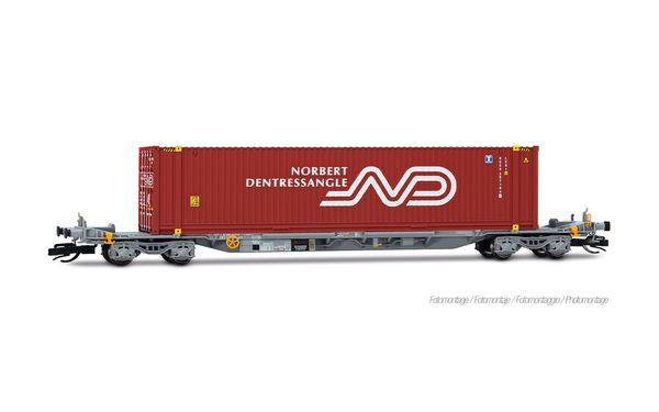 Arnold HN9766 - Container Wagon, loaded with 1 x 45 container Norbert Dentressangle