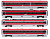 LGB 10250 G-Gauge Brake Shoes / Inhibitors - 12-Piece Set For LGB Trains