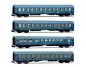 4-unit Tourex Passenger Coach Set 2/2, WR + SD + 2 x WLAB