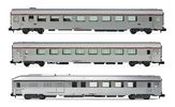 3-unit TEE Mistral Nice-Paris Passenger Coach Set, Arux + A8u + AD4tux