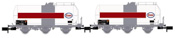 Arnold HN6610 2-unit pack of 3-axle tank wagons, "ESSO"