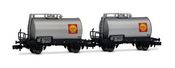 2-unit 2-axle Tank Wagon Set, Shell 