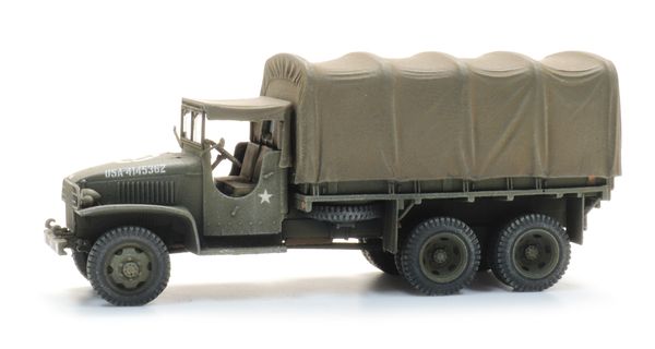 Artitec 1870214 - US GMC CCKW-353 US Army cargo with cover Truck