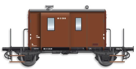 Artitec 20.214.02 - Dutch Caboose DG D 2519