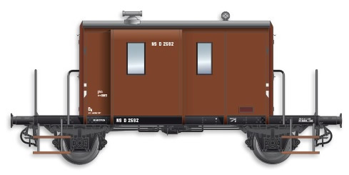 Artitec 20.214.04 - Dutch Caboose DG D 2592