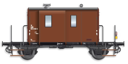 Artitec 20.214.06 - Dutch Caboose DG D 060-3