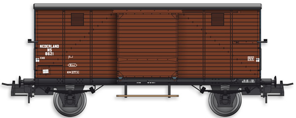 Artitec 20.218.11 - Dutch Box Car CHD 8621