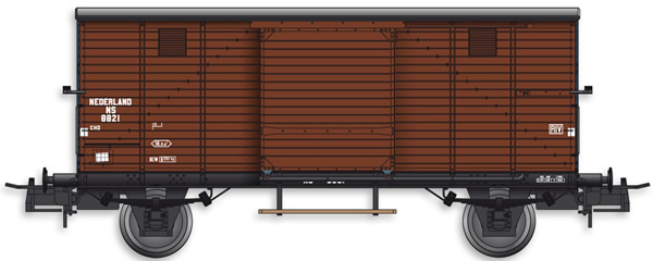 Artitec 20.218.13 - Dutch Box Car CHD 8821