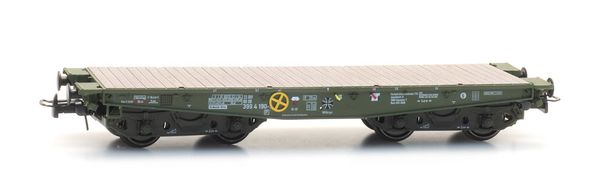 Artitec 20.284.17 - German Flat Car SSy55 Bundeswehr 190-5, V-VI