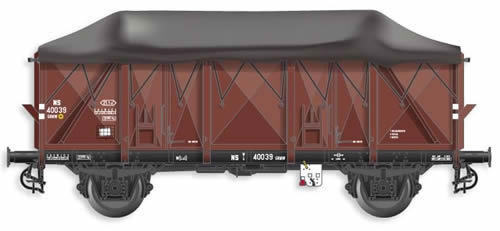 Artitec 20.302.02 - Dutch Open Wagon GTU GRMW 40039, brown, IIIb