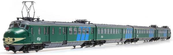 Artitec 22.402.01 - Dutch Electric Locomotive Hondekop 4 nr 762, NS-logo, reclamebanen, A-sein, ATB (DCC Sound Decoder)