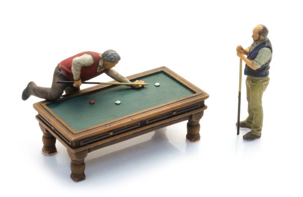 Artitec 387.693 - Billiard table with 2 figures