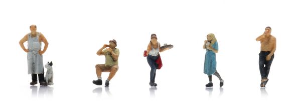 Artitec 5160026 - Chip shop figures (5x)