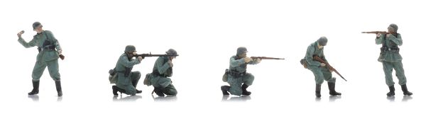 Artitec 5720006 - German WWII Infantry under fire