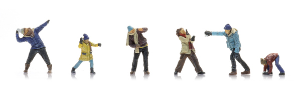 Artitec 5870148 - Snowball fight (6x)