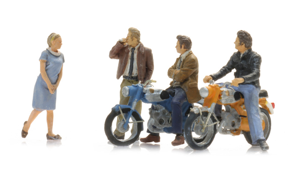 Artitec 5870160 - Moped greasers with Zündapp mopeds