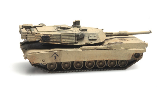 Artitec 6160078 - M1A1 Abrams Desert N train load