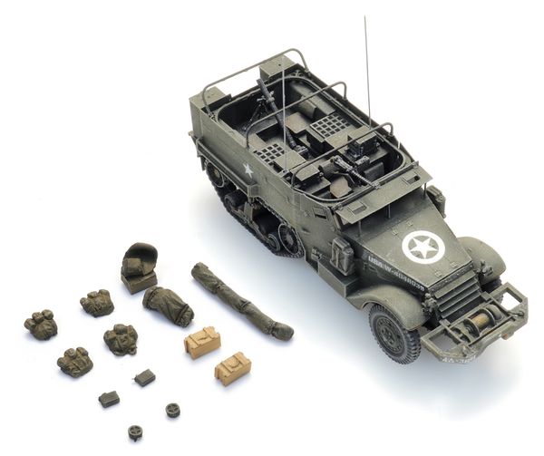 Artitec 6870438 - US M4A1 halftrack 81mm mortar