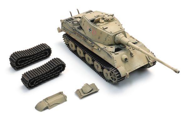 Artitec 6870651 - German WWII Tiger II Train Load 3-tone Camo