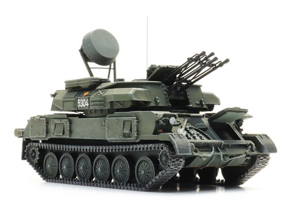 Artitec 6870727 - DDR ZSU 23-4 Shilka Light Anti-Aircraft System 3-tone Camo