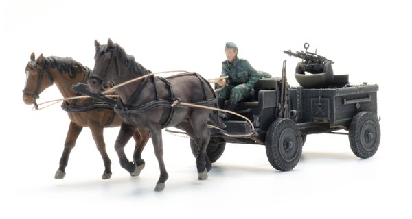 Artitec 6870738 - German WWII IF.5 Machine Gun Wagon 36, grey