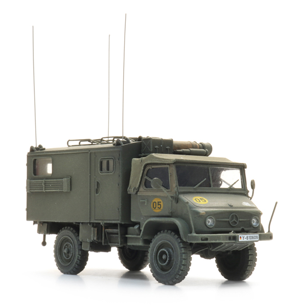 Artitec 6870777 - BRD Unimog 404s Funkkoffer gelboliv