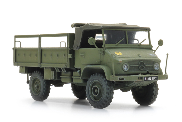 Artitec 6870780 - FR Unimog 404s bakwagen open groen