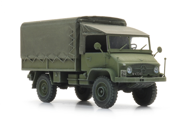Artitec 6870782 - CH Unimog 404s Pritsche Plane