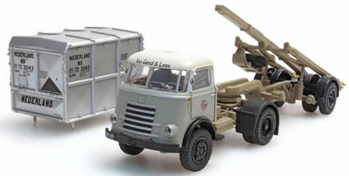 Artitec 1/43 Camion Poubelle DAF Cabine A 1970 – Maquette Neuve